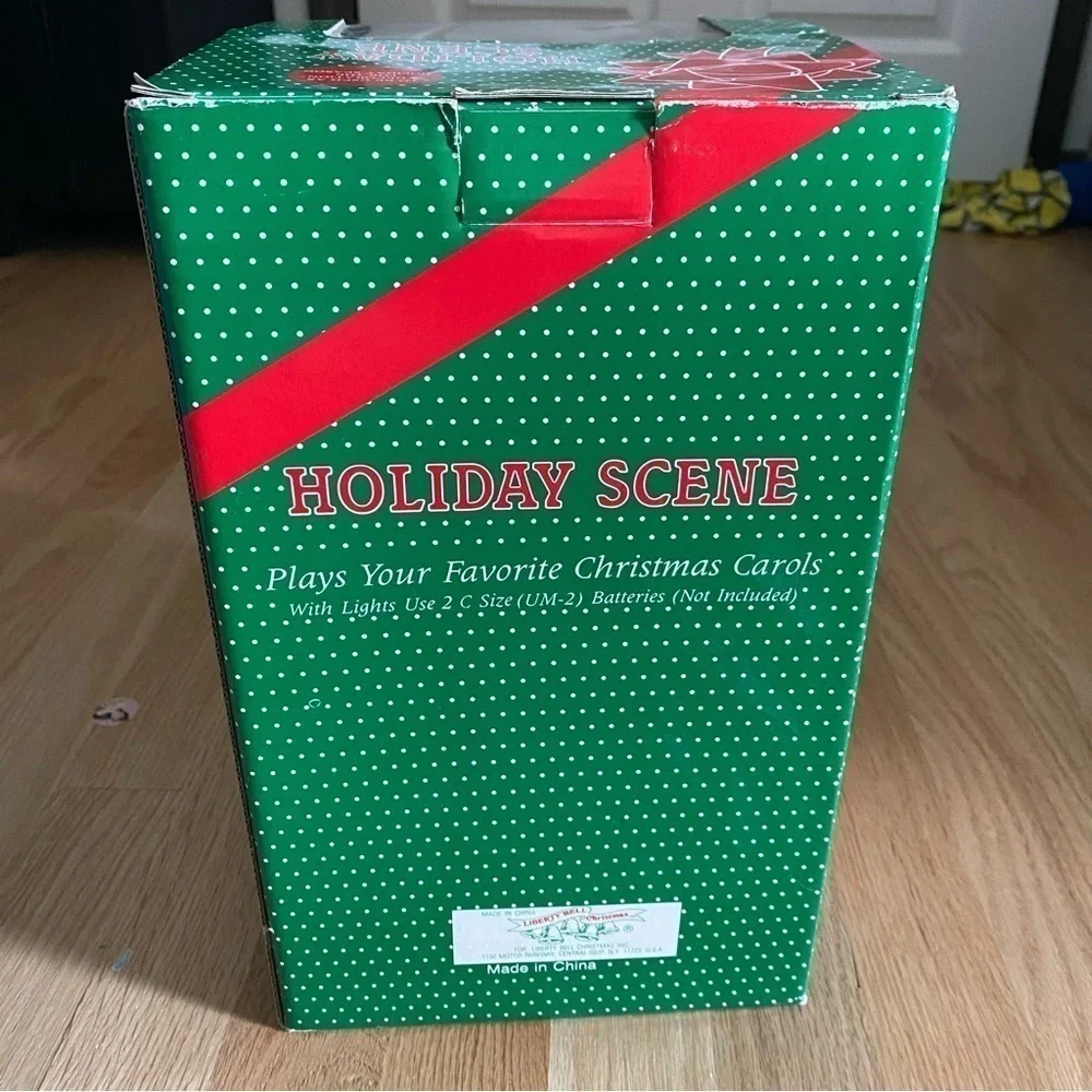 Vintage Scrooge Dickens Holiday Creations Scene Decor Musical Christmas Carols